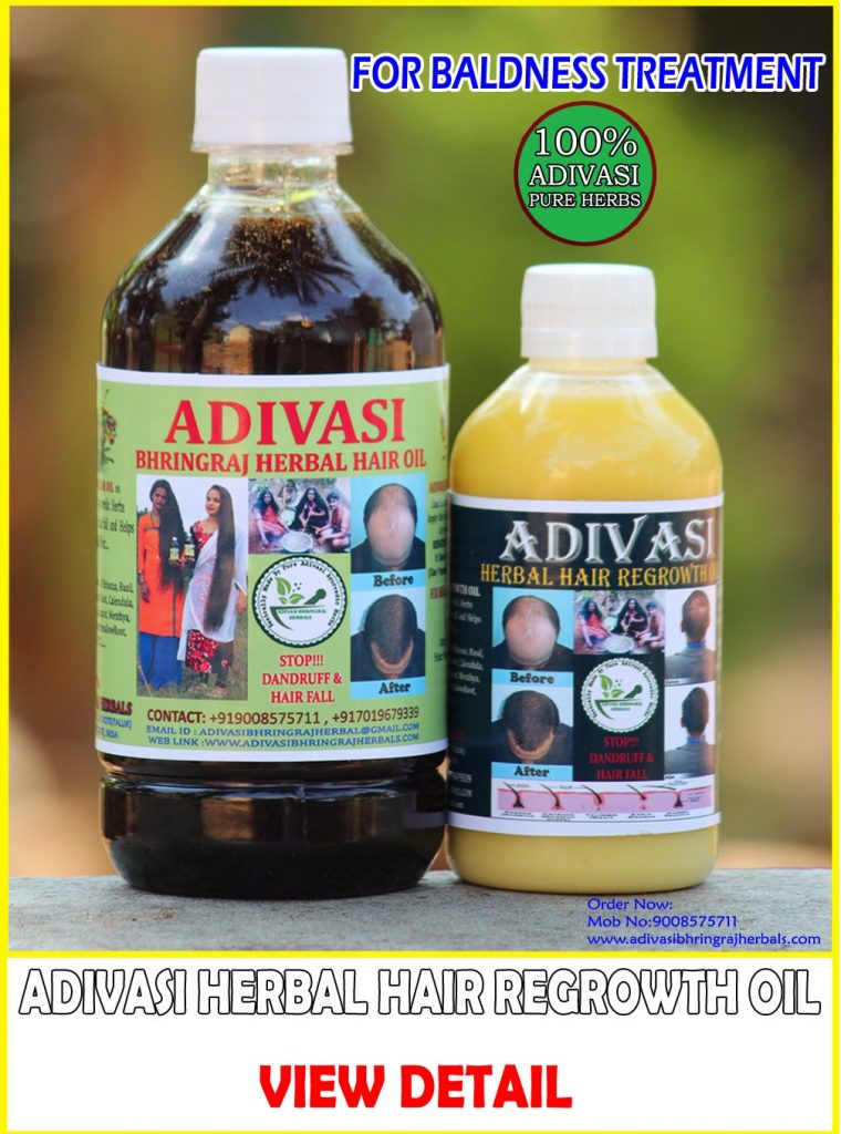 HERBAL HAIR REGROWTH OIL ADIVASI BHRINGRAJ HERBALS